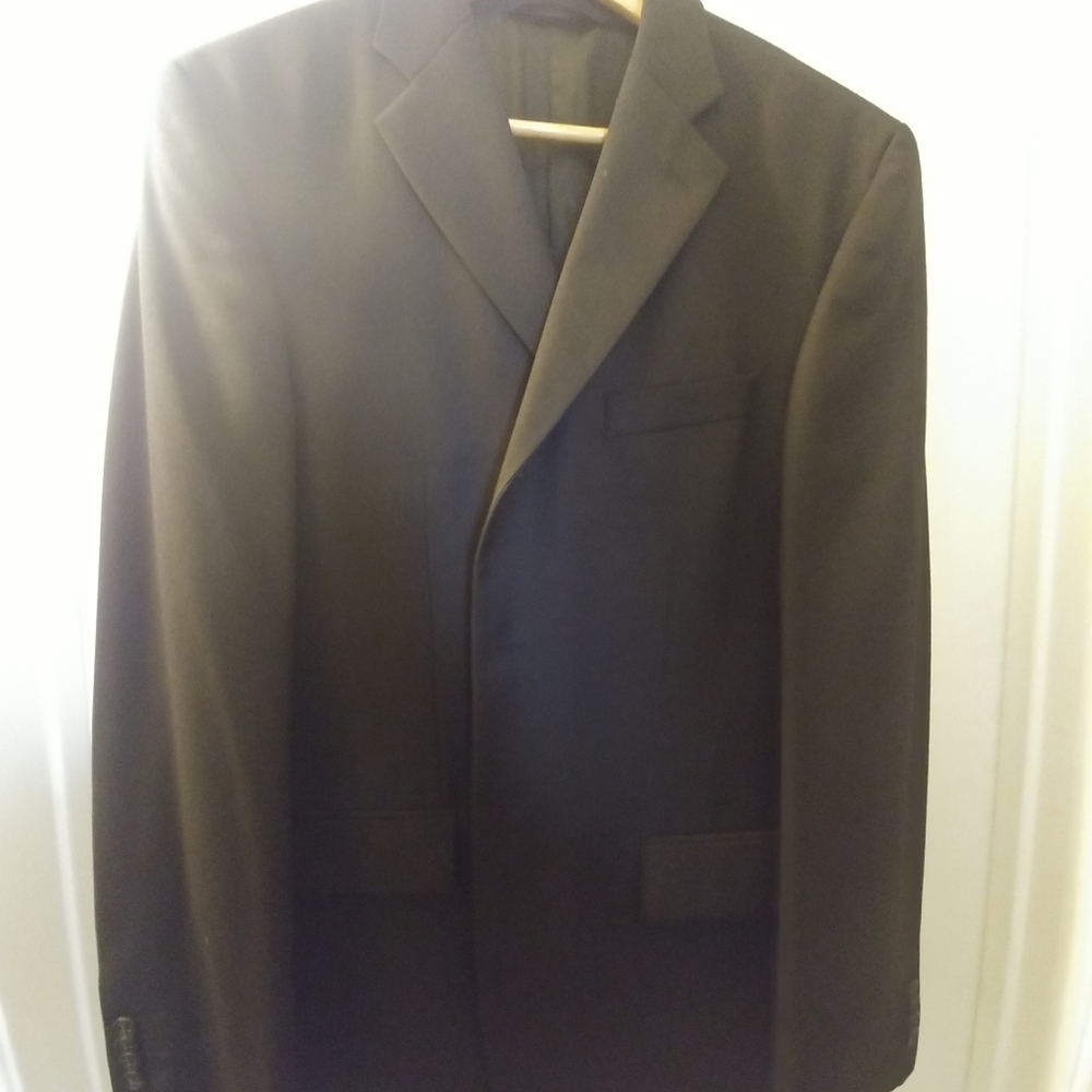 Banana Republic, 3 button, black suit jacket